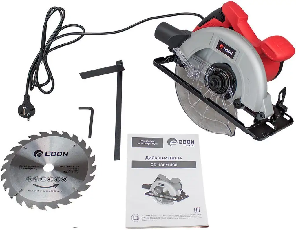 Дисковая (циркулярная) пила Edon CS-185/1400 – фото товара