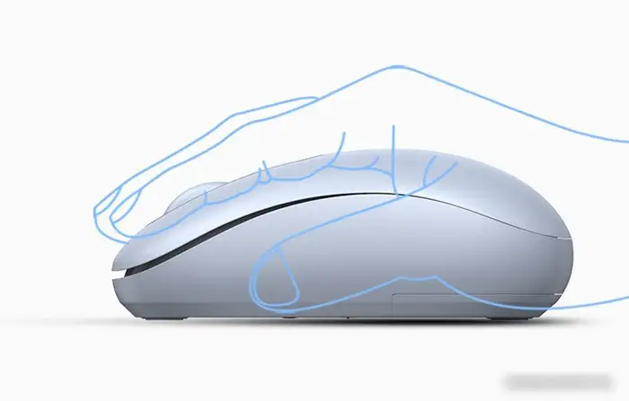 Мышь Ugreen MU105 90671 (светло-синий) – фото товара