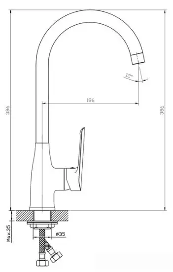 Смеситель Esko Lagos LG 519 - фото товара