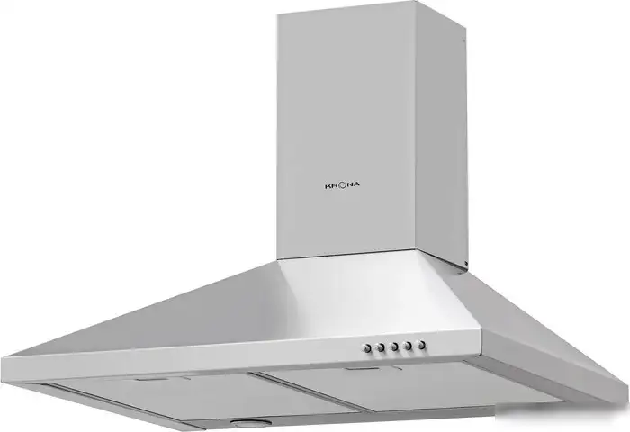 Кухонная вытяжка Krona Brief 600 Inox PB (нержавеющая сталь) – изображение в каталоге