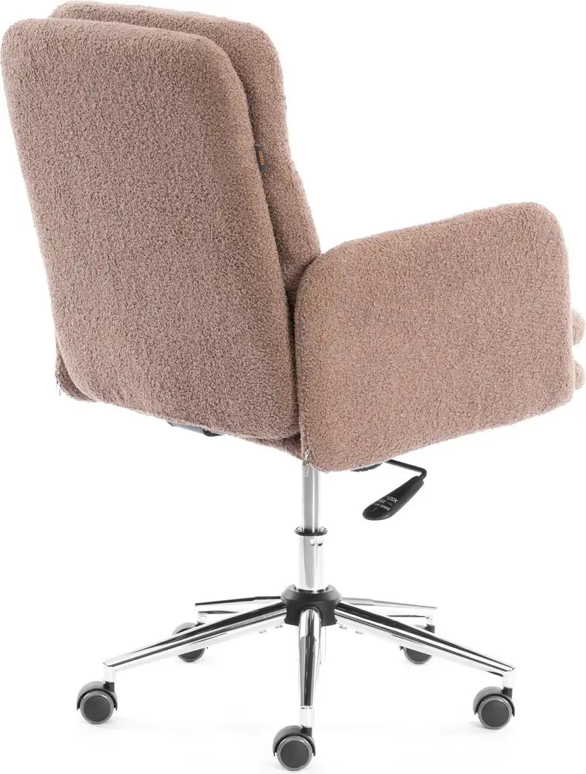 Офисное кресло TetChair Dover (хром/букле/коричневый) – фото товара