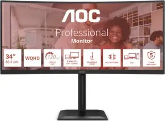 Монитор AOC CU34E4CV – изображение в каталоге