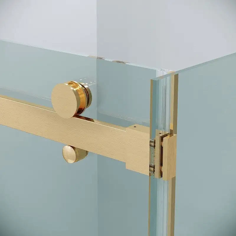 Душевой уголок Grossman Classic 100x80x195 120.K33.04.1080.32.00 (золото сатин/стекло прозрачное) - фото товара