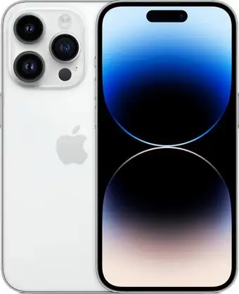 Телефон Apple iPhone 14 Pro 256GB (серебристый) – изображение в каталоге