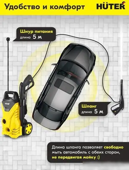 Мойка высокого давления Huter M1650-HP – фото товара