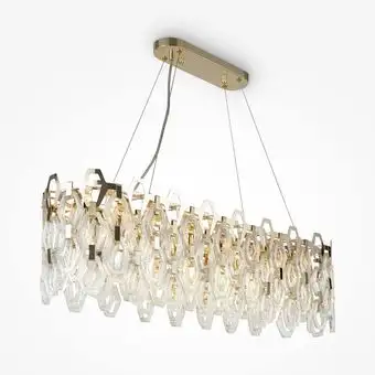 Подвесная люстра Maytoni Tissage MOD490PL-10G – изображение в каталоге