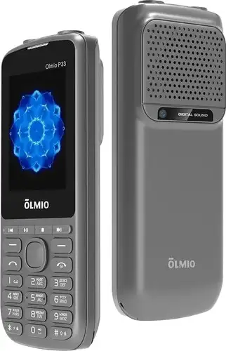 Кнопочный телефон Olmio P33 (серый) – изображение в каталоге