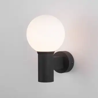 Уличный настенный светильник Elektrostandard Sfera 35126/D (черный) – изображение в каталоге