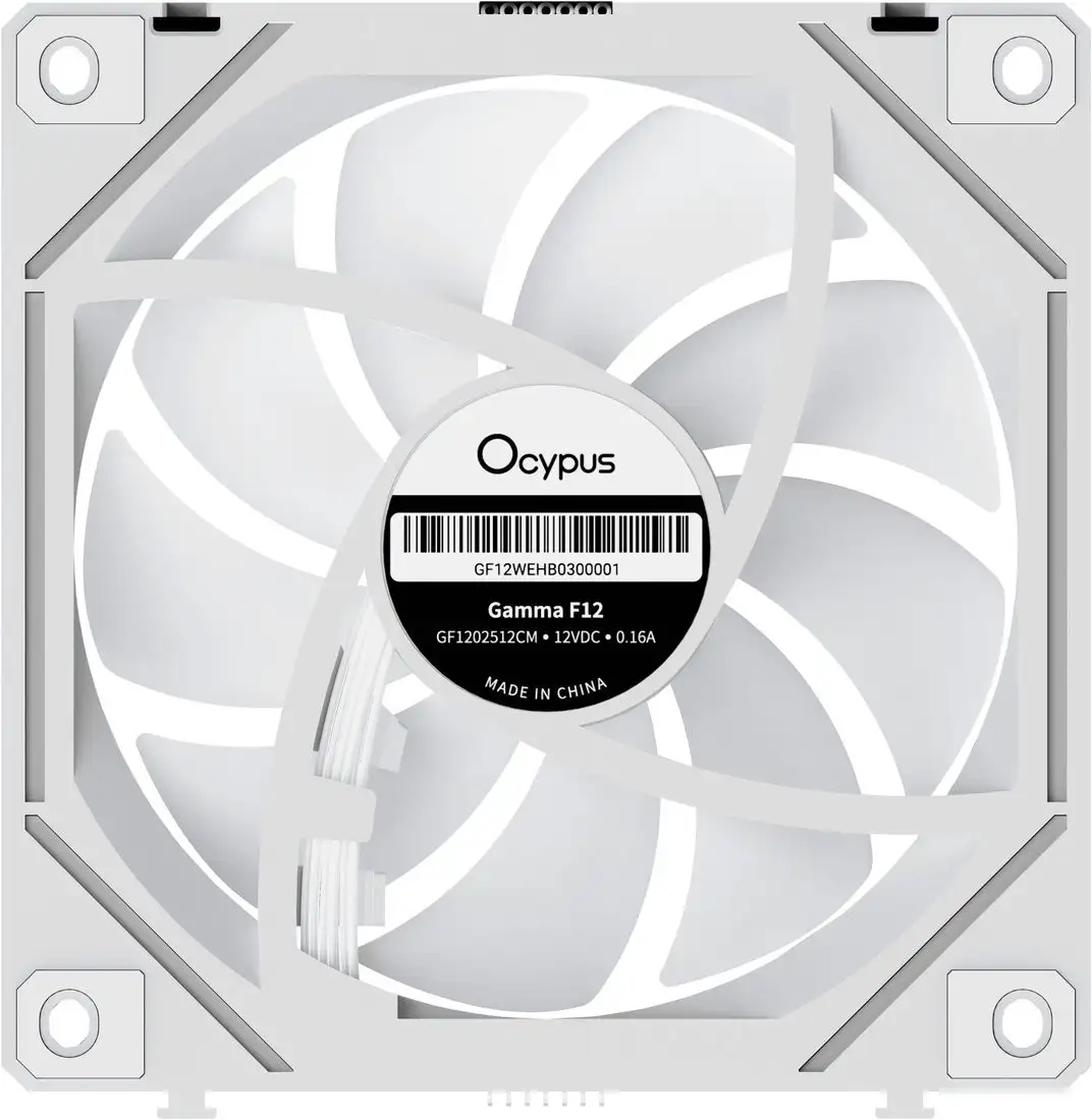 Комплект вентиляторов для корпуса Ocypus Gamma F12 Uni WH ARGB Reverse Blade 3IN1 – фото товара