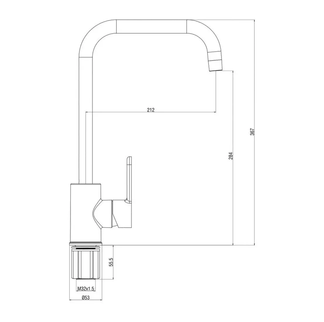 Смеситель Gross Aqua Ecochrome 3208298MB - фото товара