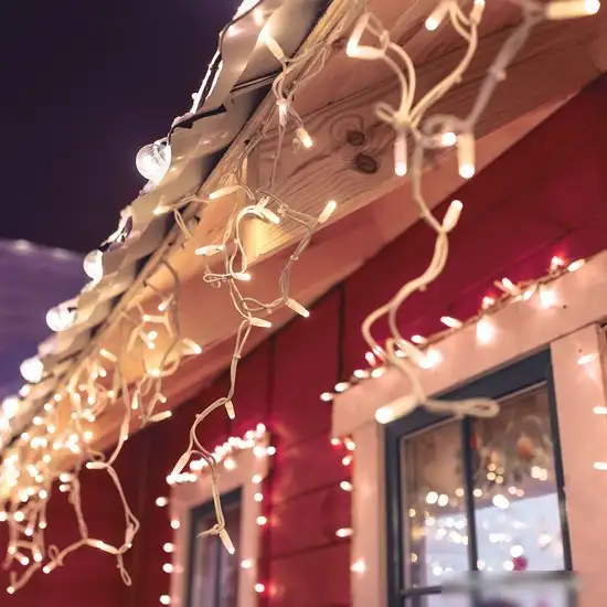 Новогодняя гирлянда Евросвет 100-101 (белый с эффектом мерцания) – фото товара