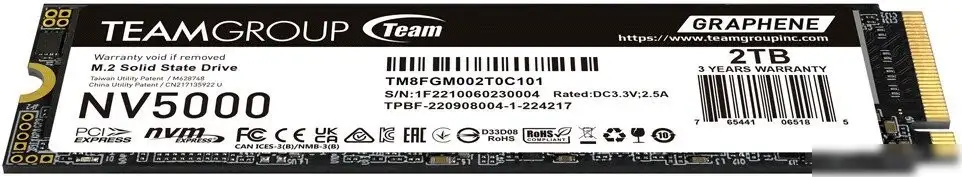SSD Team NV5000 2TB TM8FGM002T0C101 – фото товара