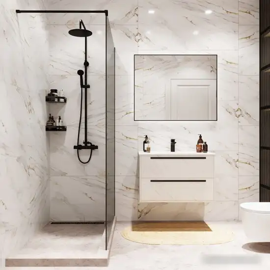 Душевая стенка Benetto BEN-602 BLT 90x200 - фото товара