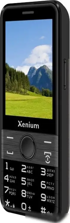Телефон Xenium X800 (черный/серый) – фото товара
