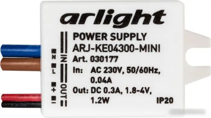 Блок питания Arlight ARJ-KE04300-MINI 030177 – фото товара