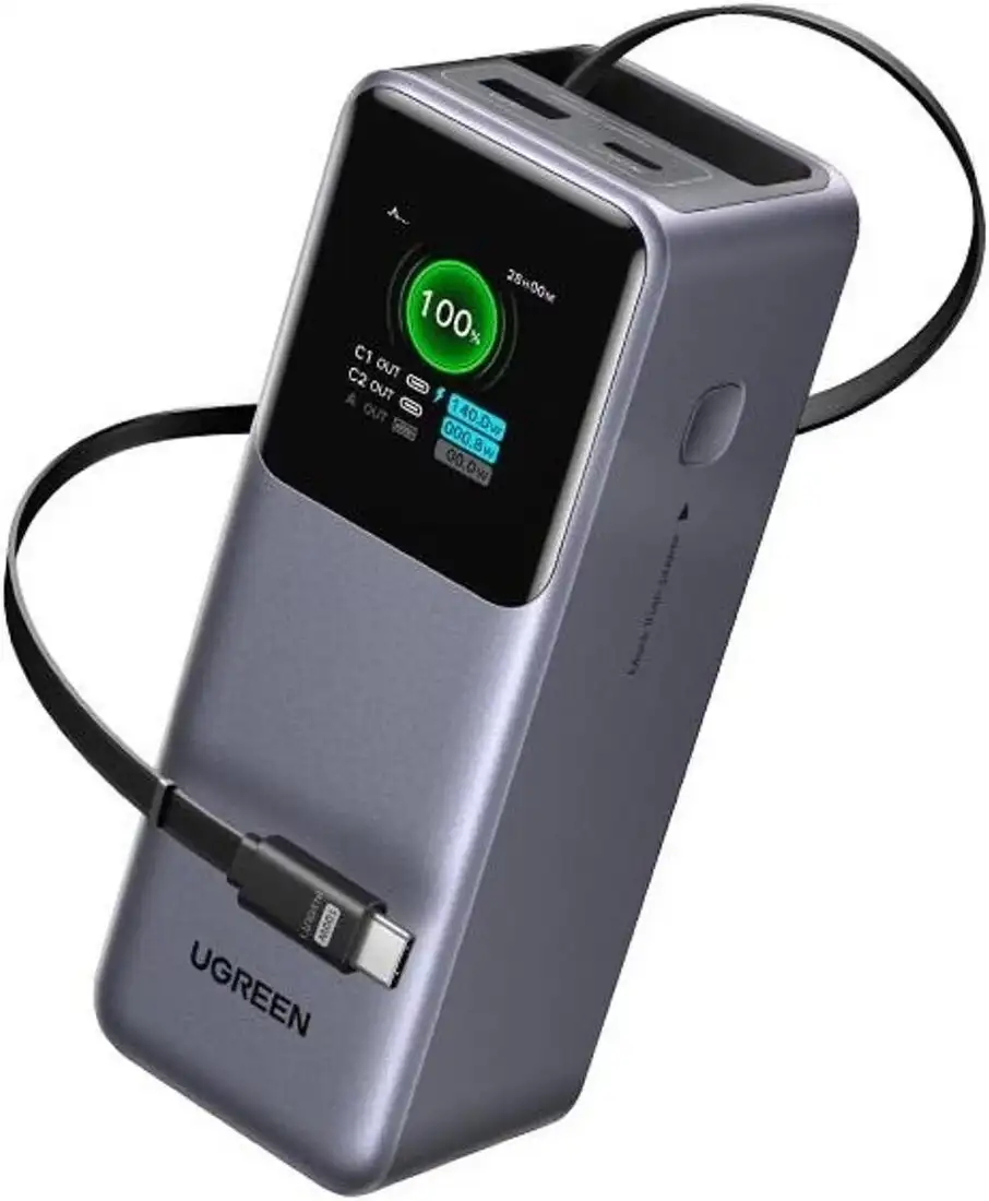 Внешний аккумулятор Ugreen PB726 20000mAh (серый) – фото товара