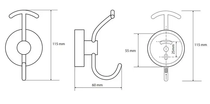 Крючок для ванны Bemeta Omega 104105252 – фото товара