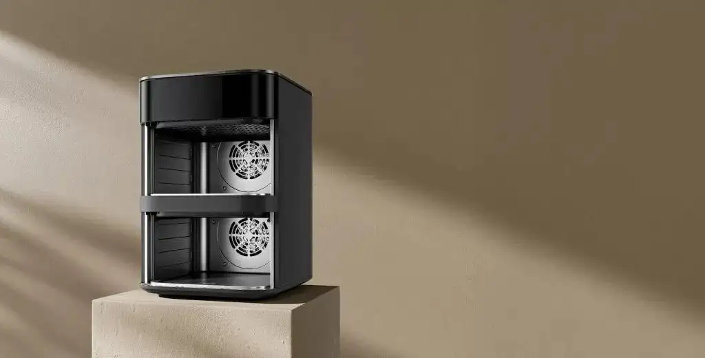 Аэрогриль (аэрофритюрница) Xiaomi Smart Double Stack Air Fryer 12L MAF-DS1201 (черный) – фото товара