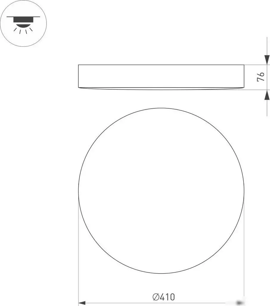 Припотолочная люстра Arlight SP-Flower-R410-32W Warm3000 049798 – фото товара