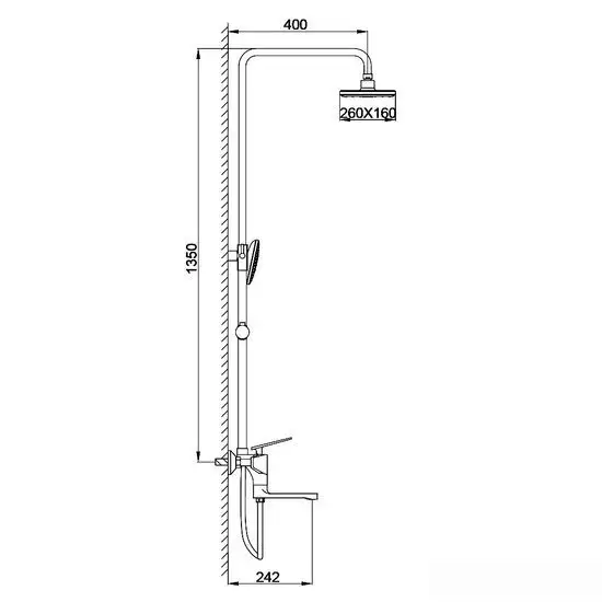 Душевая система FRAP F2457 - фото товара