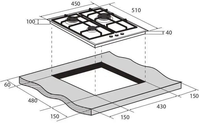 Варочная панель ZUGEL ZGH600B - фото товара