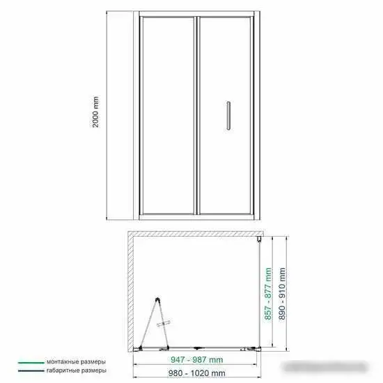 Душевой уголок Wasserkraft Weser 78F22 - фото товара