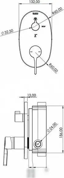 Душевая система Teska Sardes AD4082 - фото товара