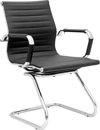 Кресло Norden Техно CF HB-100 (экокожа, хром/черный) – изображение в каталоге