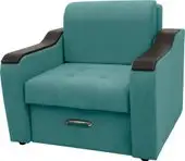 Кресло Сириус Лидер-3 НПБ 105x110 (Eva 28 велюр зеленый) – изображение в каталоге