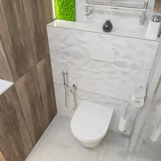 Инсталляция для унитаза Lavinia Boho Relfix 5 в 1 77020052 (белое стекло) - фото товара