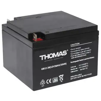 Аккумулятор для ИБП Thomas GB 12-26 Ah 12V26Ah – изображение в каталоге