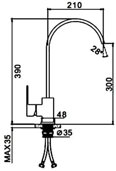 Смеситель FRAP F40804 - фото товара
