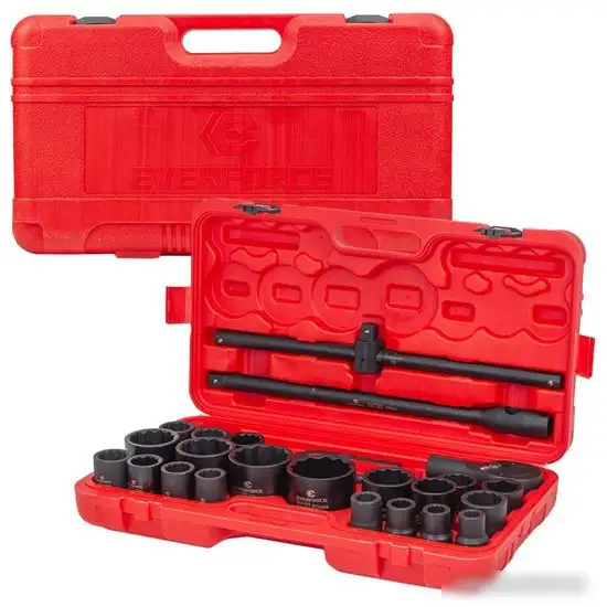 Набор трещотка с головками Everforce EF-68262-9MPB (26 предметов) – фото товара