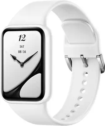 Фитнес-браслет Xiaomi Smart Band 10 Pro M2559B1 (белая керамика, с белым силиконовым ремешком, международная версия) – изображение в каталоге