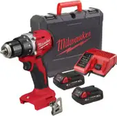 Дрель-шуруповерт Milwaukee M18 M18BLDDRC-202C 4933492833 (с 2-мя АКБ 2 Ач, кейс) – изображение в каталоге