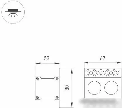 Точечный светильник Arlight MS-ORIENT-BUILT-TRIMLESS-TC-S38x67-5W Warm3000 031923 – фото товара
