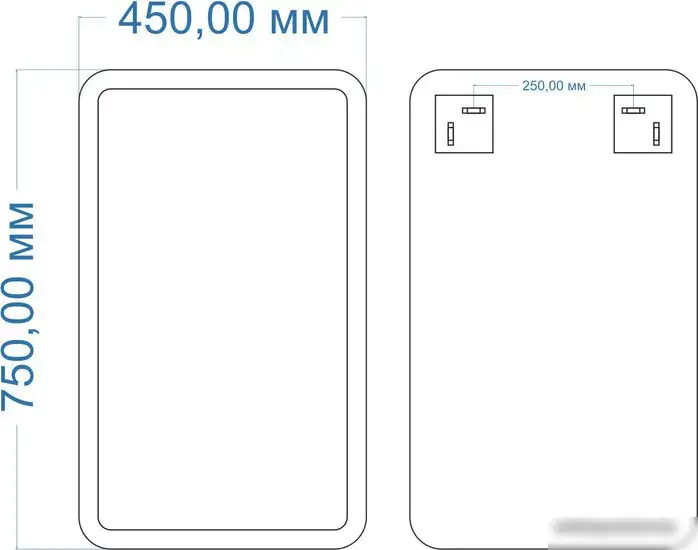 Mixline Зеркало Неро 550051 – фото товара