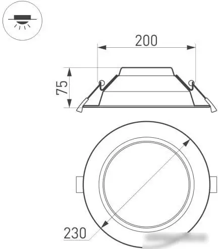 Точечный светильник Arlight IM-CYCLONE-R230-30W Day4000-MIX 022522(1) – фото товара