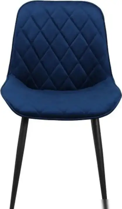 Стул СоюзРегионПоставка Аура каркас Муар черный, велюр (Velluto 25 синий) СРП-032