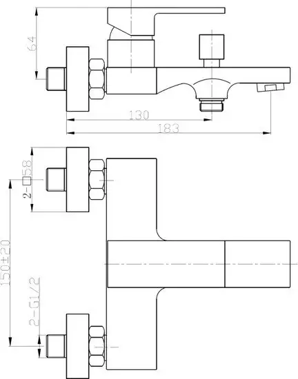Смеситель WeltWasser WW MX KASSEL 703 (хром) - фото товара