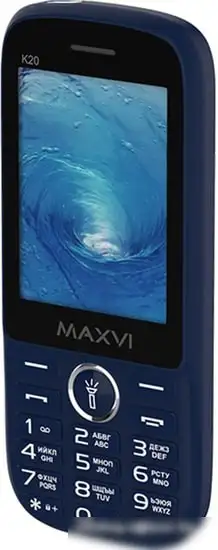 Мобильный телефон Maxvi K20 (синий) – фото товара