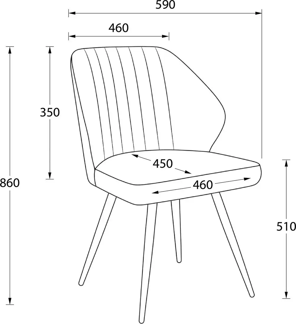 Стул Мамадома Michael-R1 360 (k10 Антрацит замша Lux/черный)