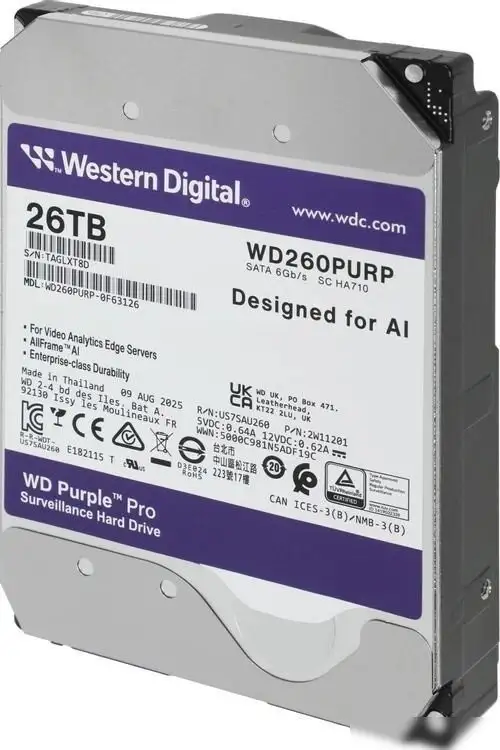 Жесткий диск WD Purple Pro 26TB WD260PURP – фото товара