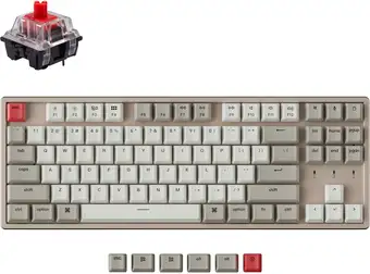 Клавиатура Keychron K8 Wireless K8-M1 (Gateron G Pro Red) – изображение в каталоге