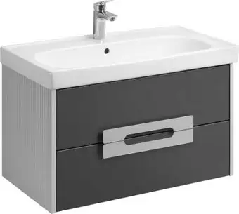 Акватон Тумба под умывальник Ар-Деко 65 1A291401DD8D0 (серый кобальт) – изображение в каталоге