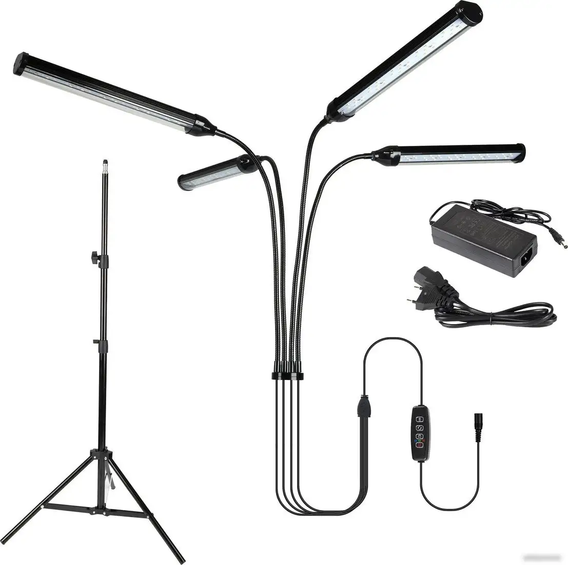 Лампа для растений Uniel ULT-P32-60W/SPLE/TM/40 IP40 BLACK QUAD UL-00008906 – фото товара