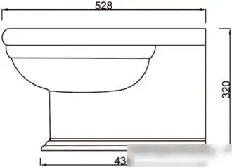 Биде BelBagno Boheme BB115BH - фото товара