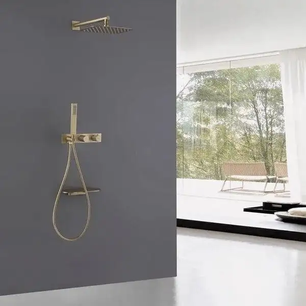 Душевая система Abber Rund AF8750G (золото матовое) - фото товара