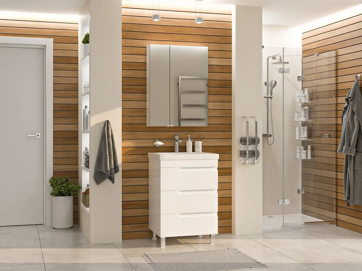 Misty Тумба под умывальник Софт 60 П-Соф-01060-0113Я – фото товара