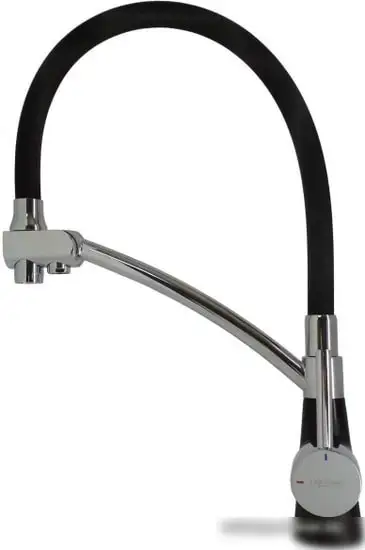 Смеситель Ledeme L4855B-2 (хром/черный) - фото товара